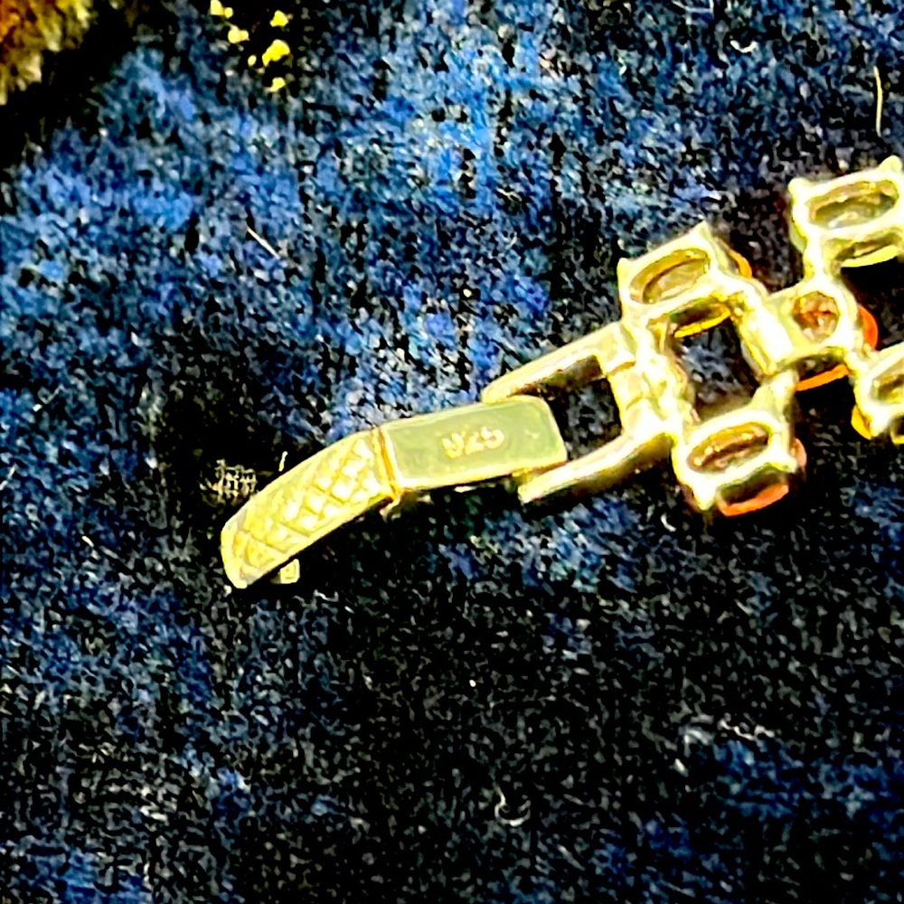 Genuine Sapphire Bracelet - Picture 7 of 8